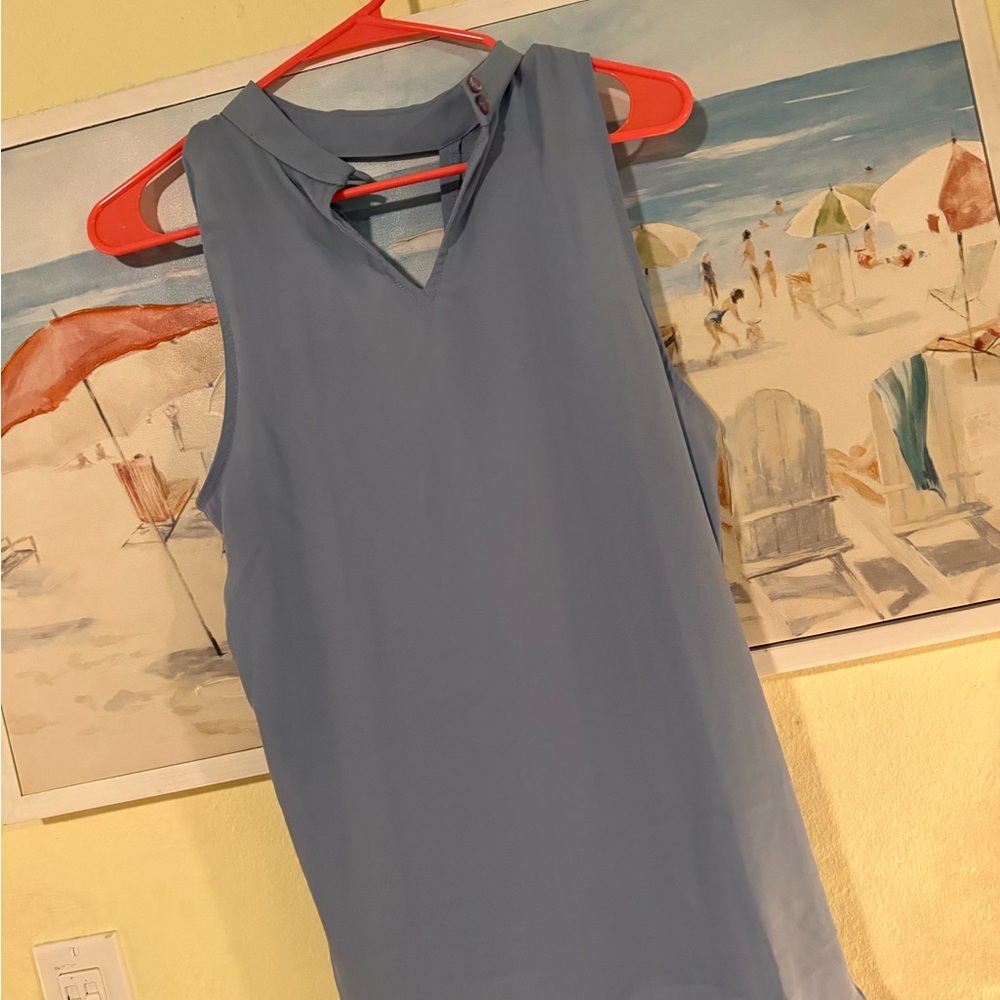 BUCKLE Blue Sleeveless Top NWT